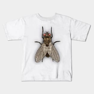 Bugs-16 Housefly Kids T-Shirt